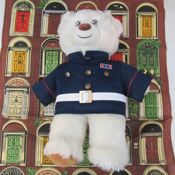 Build a Bear US marine Teddy Bear - Picture 2 of 6